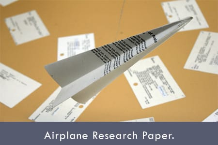 What makes a paper airplane fly the farthest picture