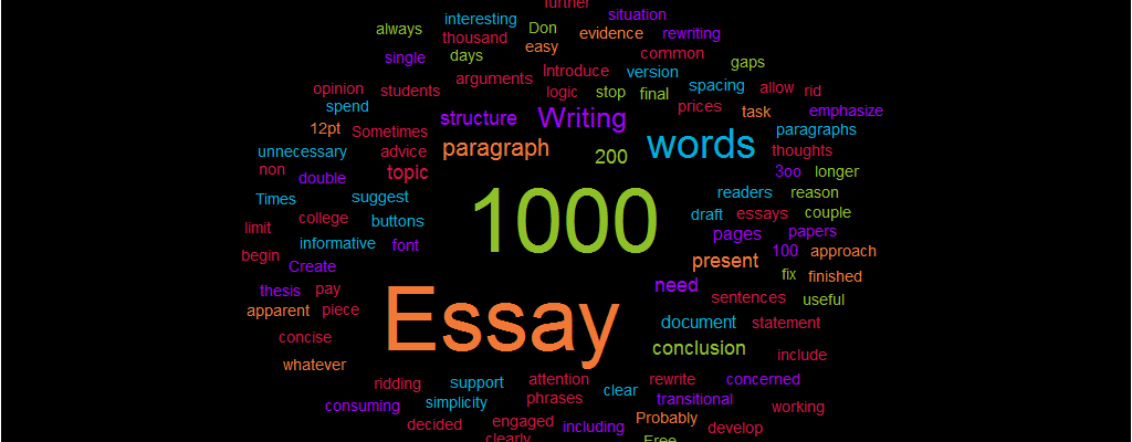 How many pages a 1000 words essay should have?