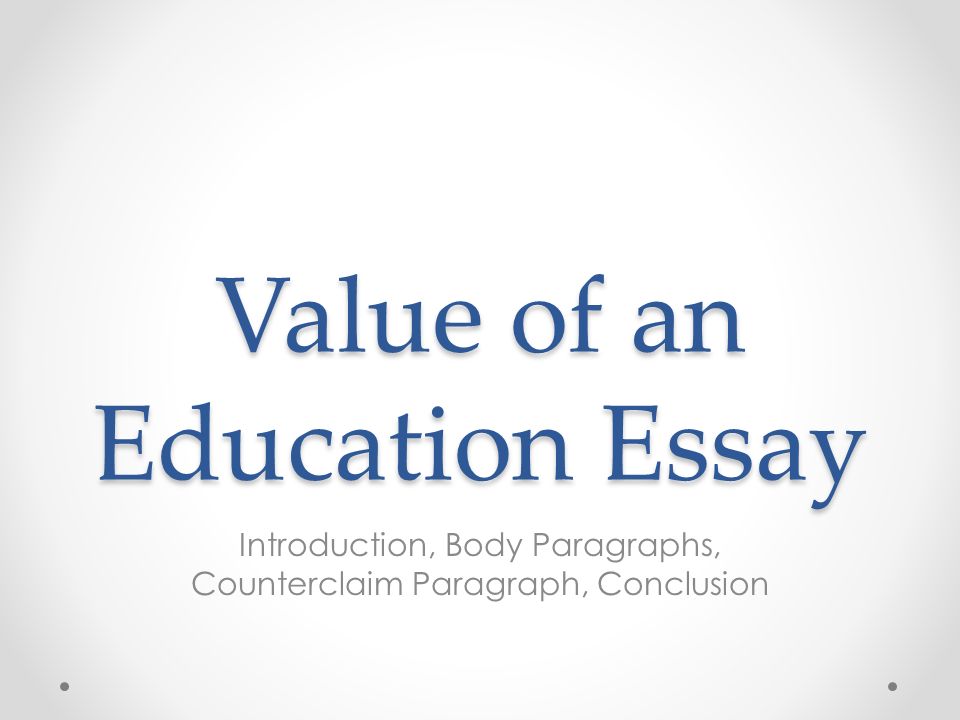 Essay on value of help